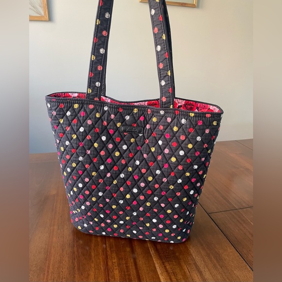 Vera Bradley Handbags - Vera Bradley Polka Dot Havana Tote